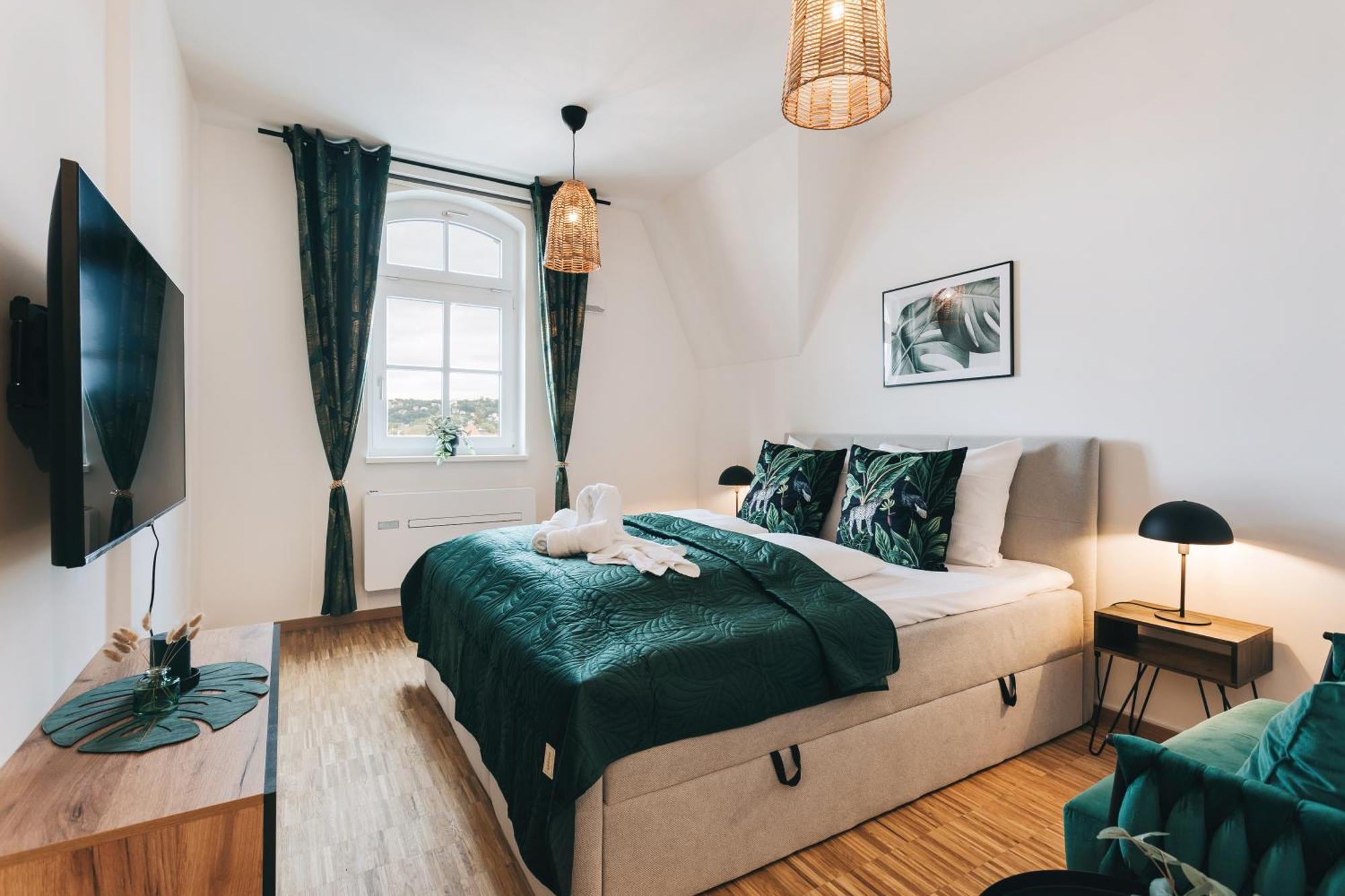Oasis Appart - Wohnen In Dresden - Netflix - Tiefgarage - Dachterrasse מראה חיצוני תמונה
