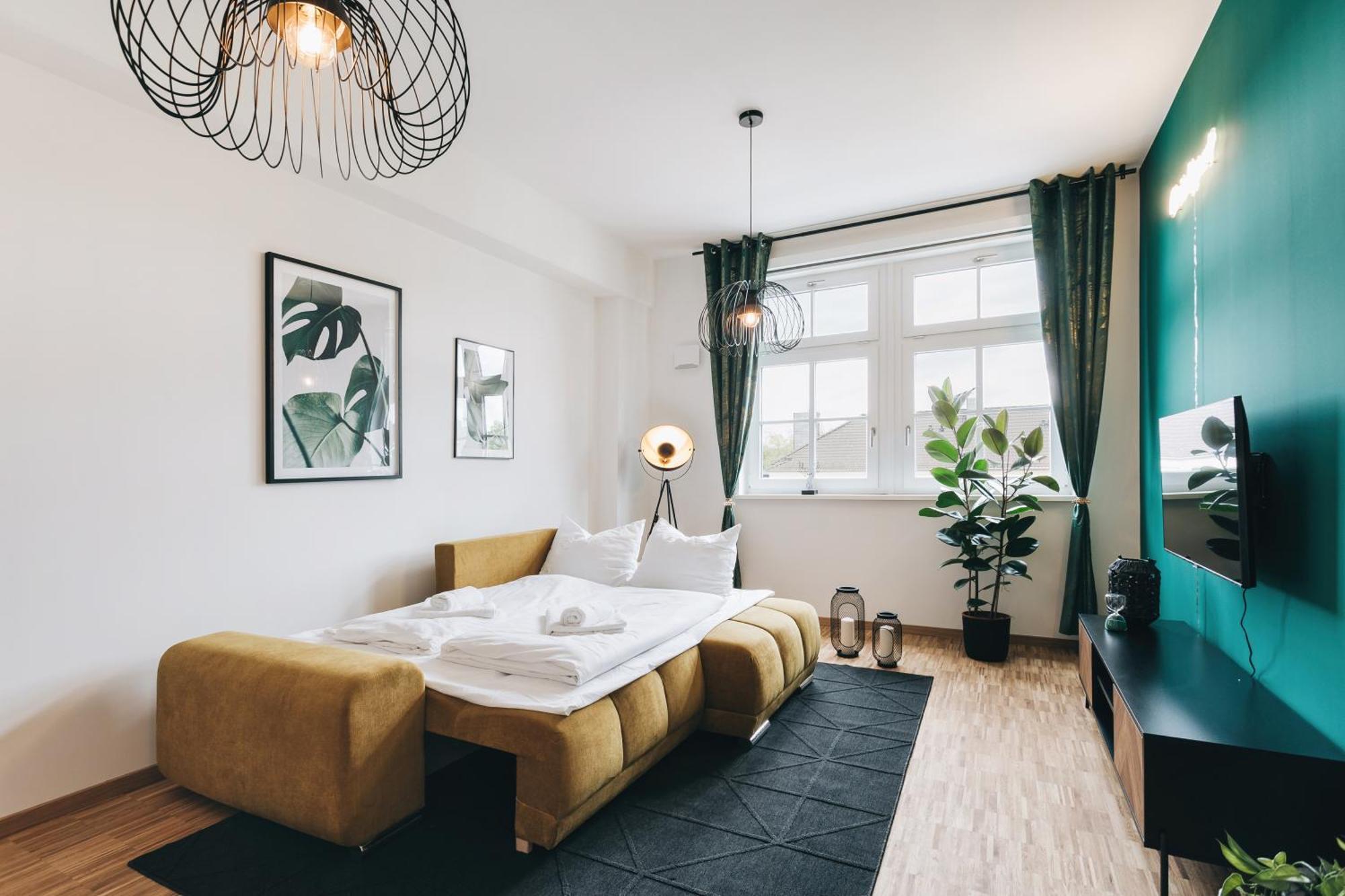 Oasis Appart - Wohnen In Dresden - Netflix - Tiefgarage - Dachterrasse חדר תמונה