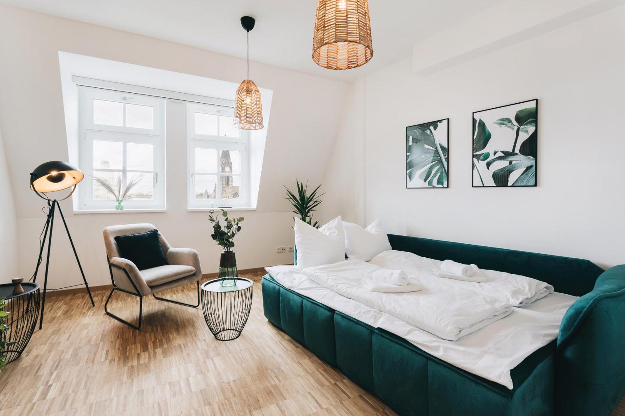 Oasis Appart - Wohnen In Dresden - Netflix - Tiefgarage - Dachterrasse חדר תמונה