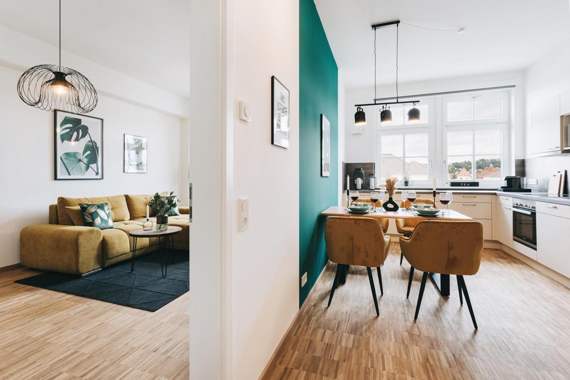 Oasis Appart - Wohnen In Dresden - Netflix - Tiefgarage - Dachterrasse חדר תמונה